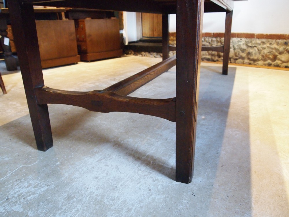 Table stunning English Oak Refectory farmhouse dining provenance c1780 View XI