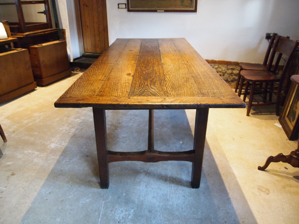 Table stunning English Oak Refectory farmhouse dining provenance c1780 View XIV