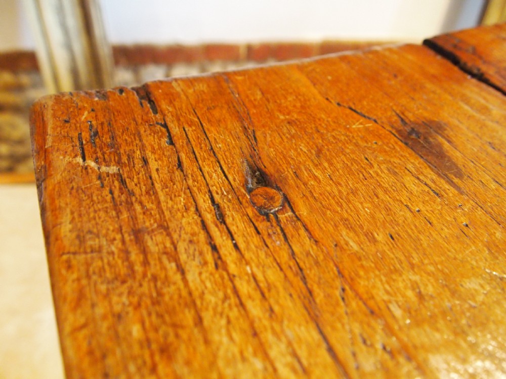 Table French Oak and Pine refectory Farmhouse dining table c1800 View VIII