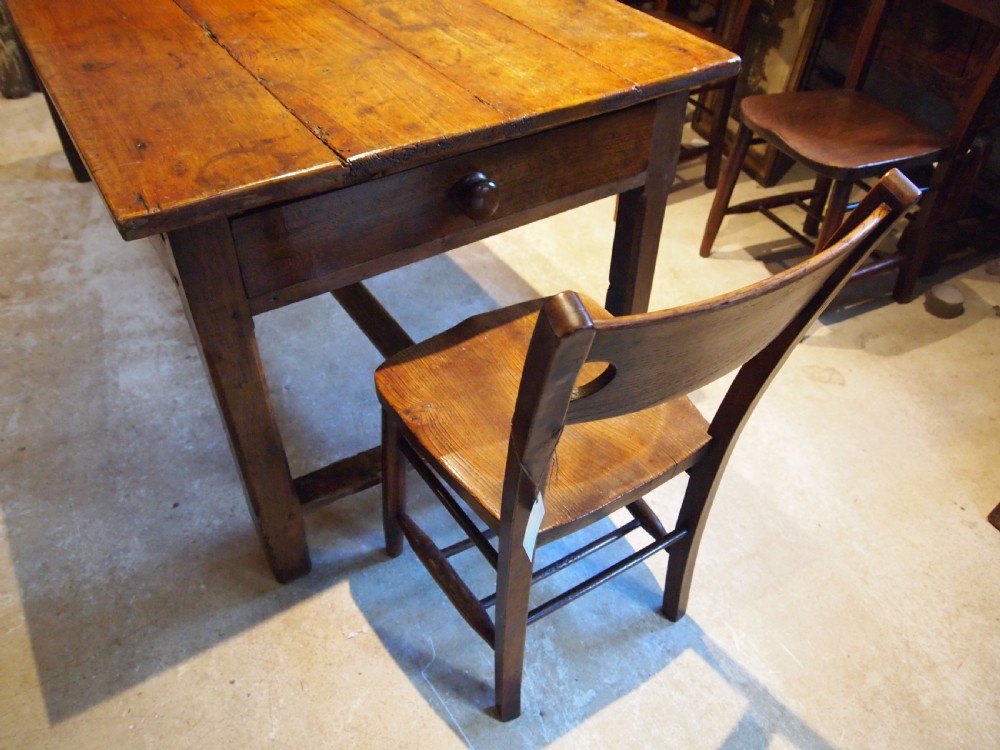 Table French Oak and Pine refectory Farmhouse dining table c1800 View XII