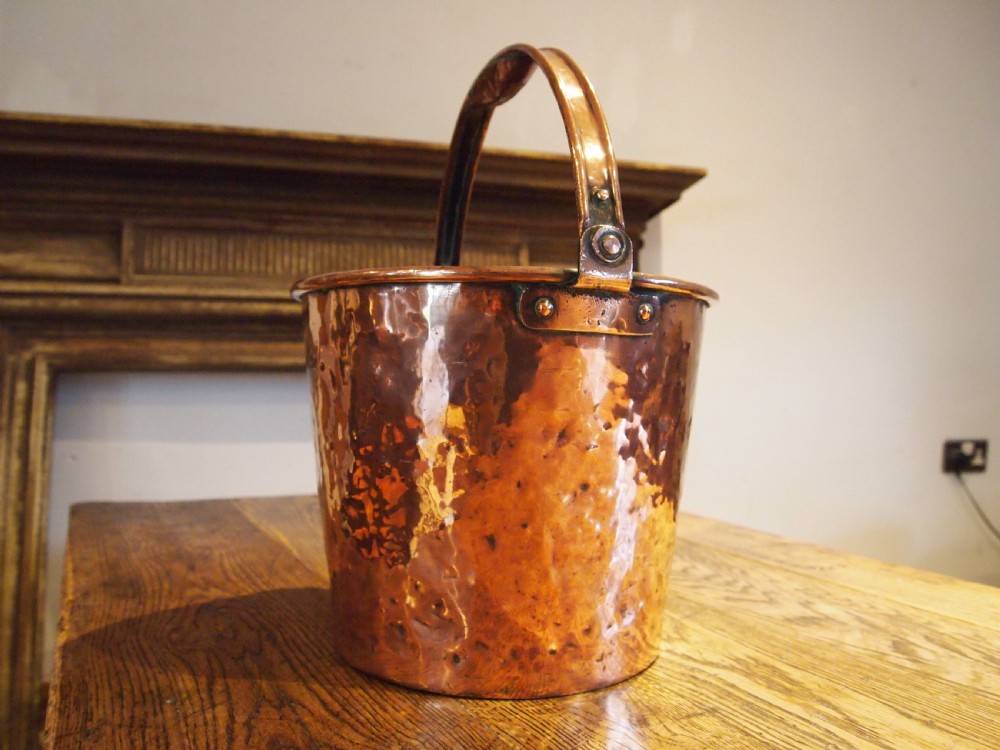 Bucket very rare George III Copper large stunning condition c1810