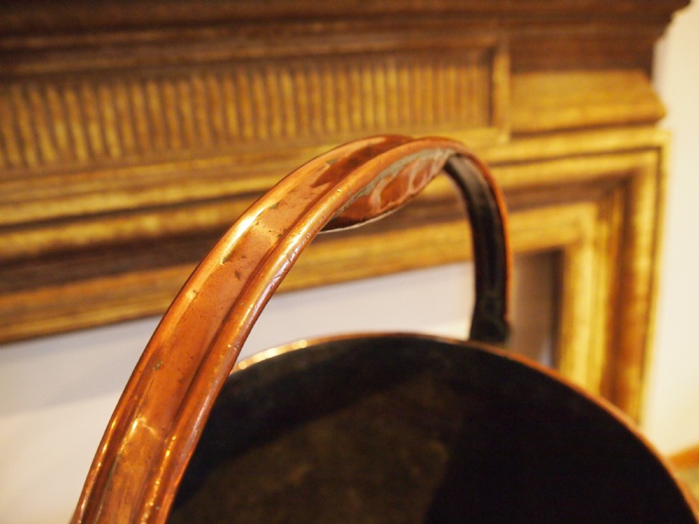 Bucket very rare George III Copper large stunning condition c1810 View II