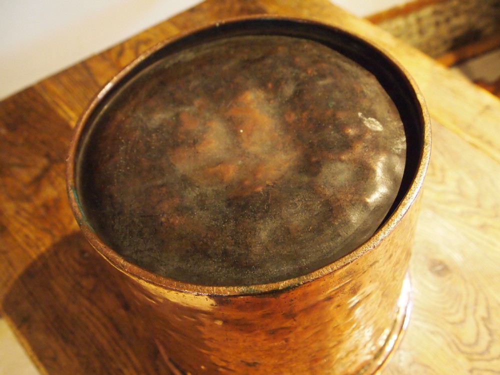 Bucket very rare George III Copper large stunning condition c1810 View IV