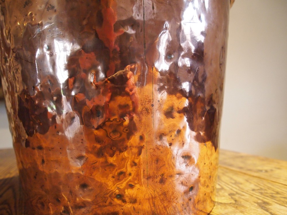 Bucket very rare George III Copper large stunning condition c1810 View X