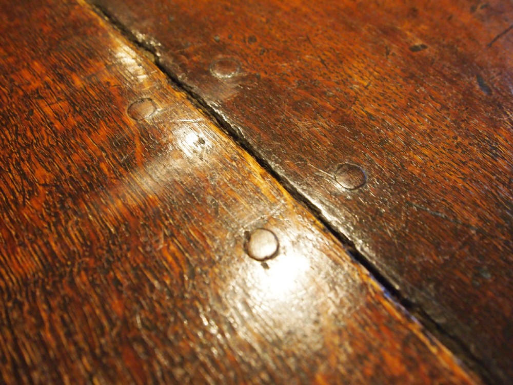 Table stunning French Oak refectory dining large farmhouse c1860 View V