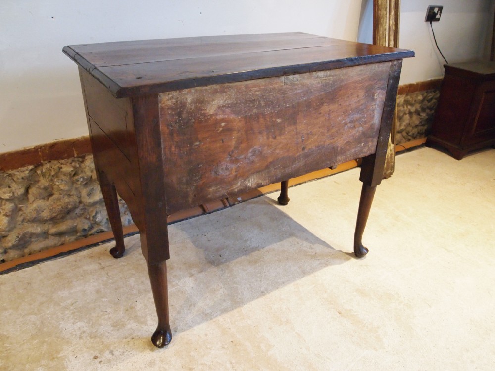 Table lowboy outstanding George II Oak hall lamp side c1740 View VIII