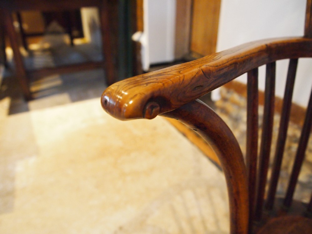 Chair Windsor rare stunning George III Ash Elm c1800 View II