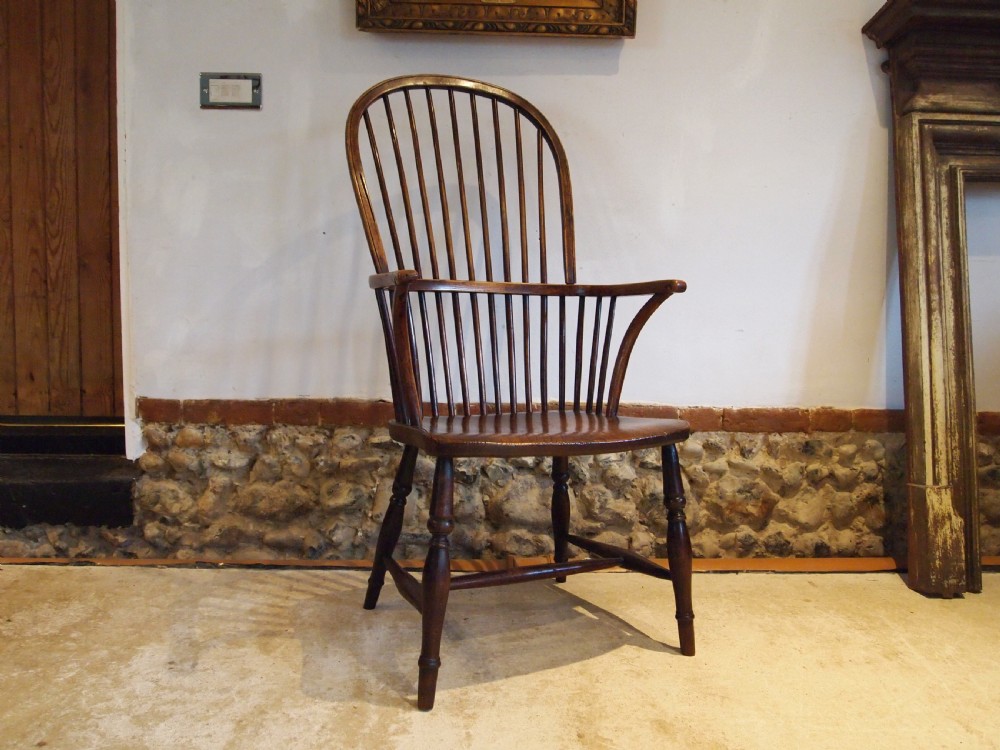 Chair Windsor rare stunning George III Ash Elm c1800 View IV