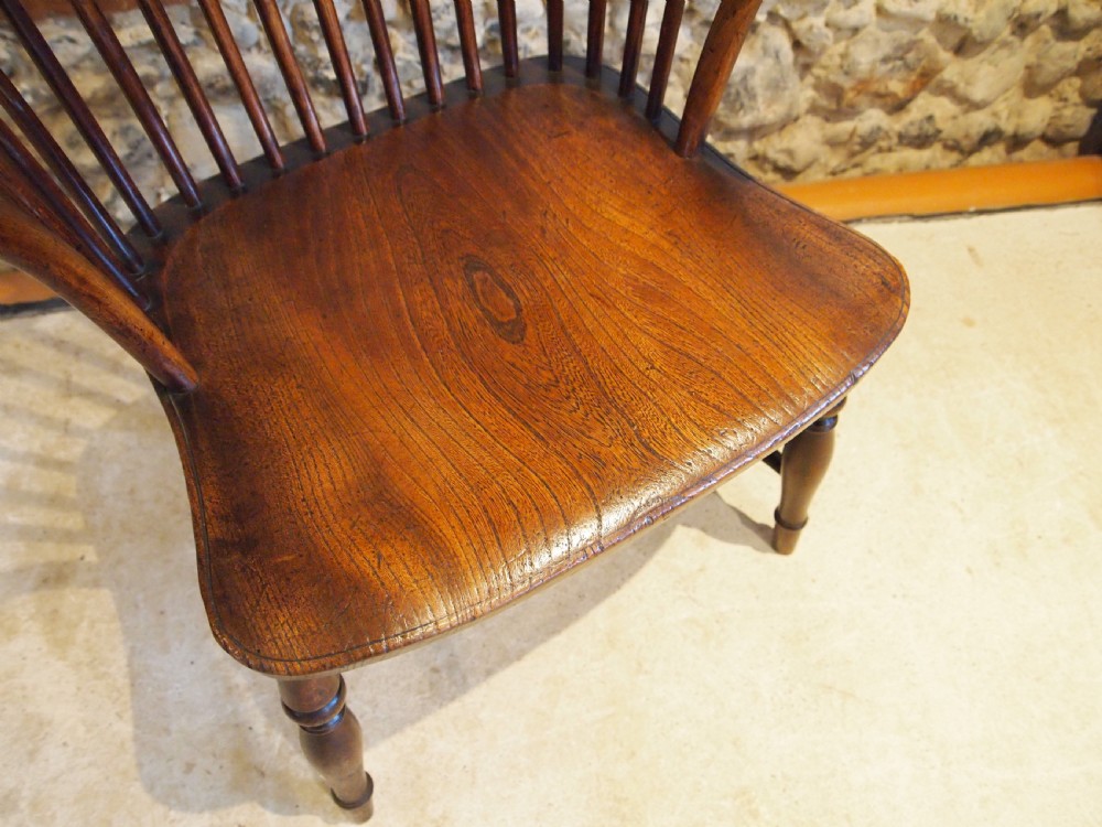 Chair Windsor rare stunning George III Ash Elm c1800 View V