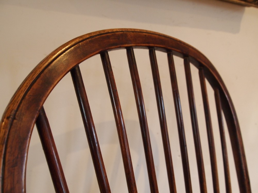 Chair Windsor rare stunning George III Ash Elm c1800 View VI