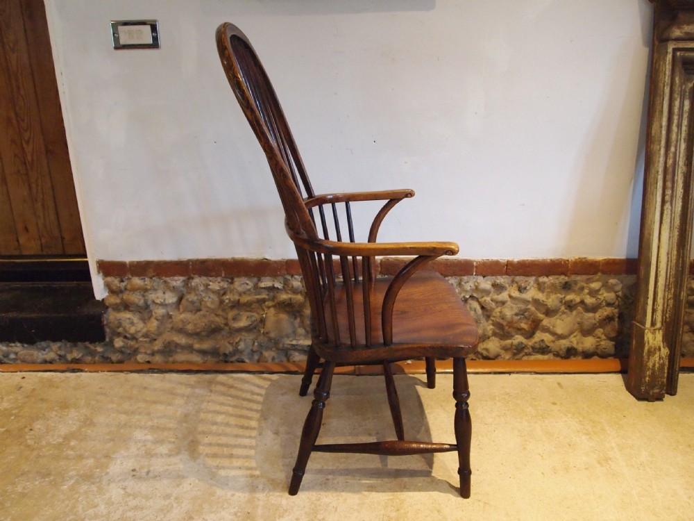 Chair Windsor rare stunning George III Ash Elm c1800 View VII