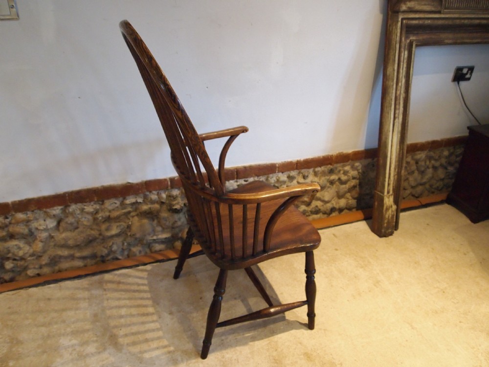 Chair Windsor rare stunning George III Ash Elm c1800 View XIV