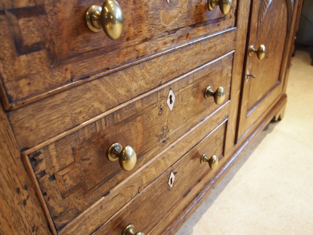 Dresser outstanding George III Oak sideboard c1800 View VII