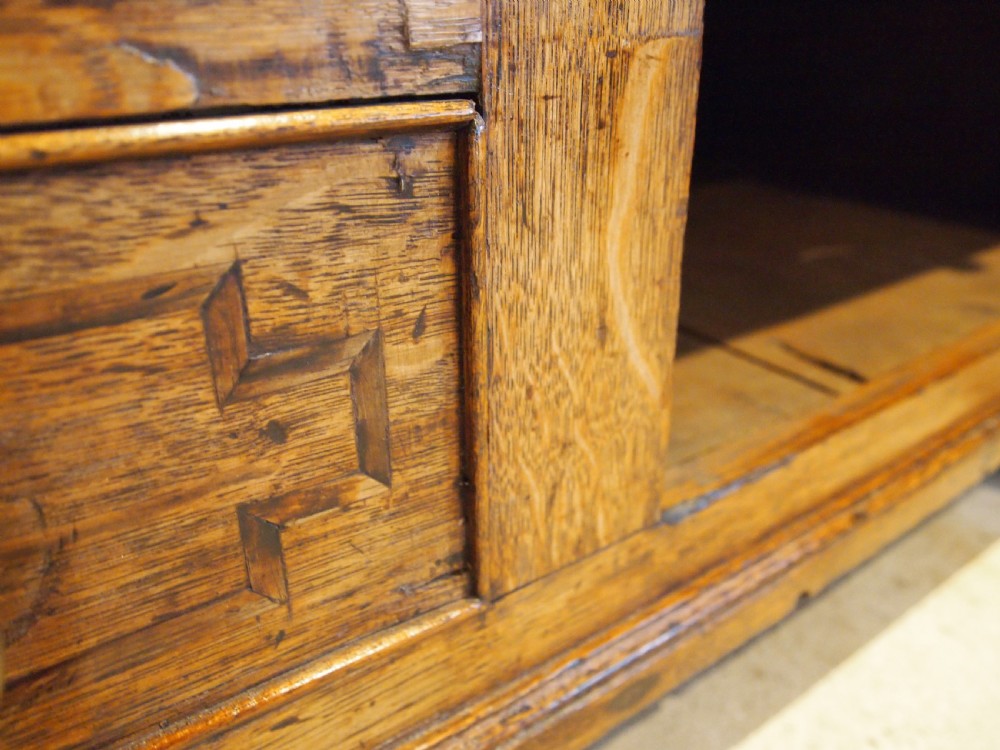 Dresser outstanding George III Oak sideboard c1800 View XII