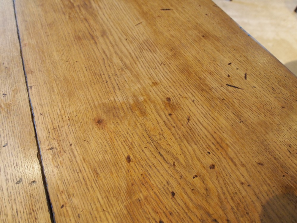 Table stunning French Oak refectory dining large farmhouse c1860 View X