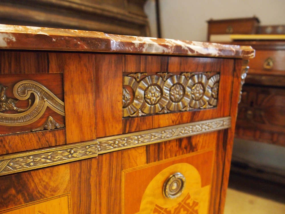 Chest of drawers rare pair of stunning Italian Commodes c1920 View V