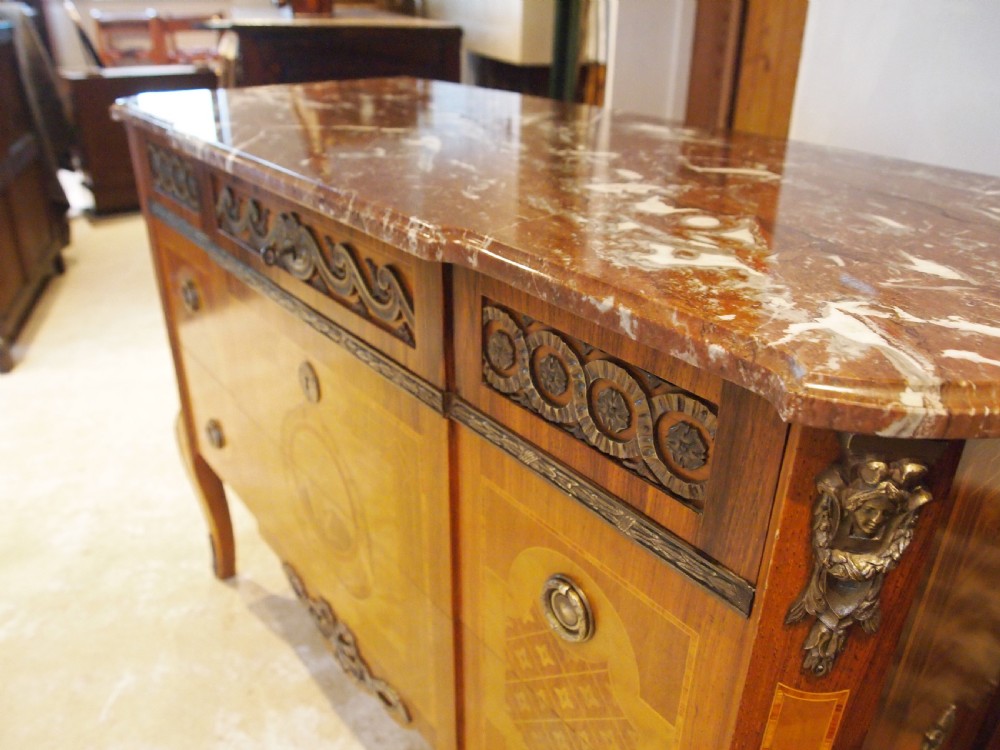 Chest of drawers rare pair of stunning Italian Commodes c1920 View X