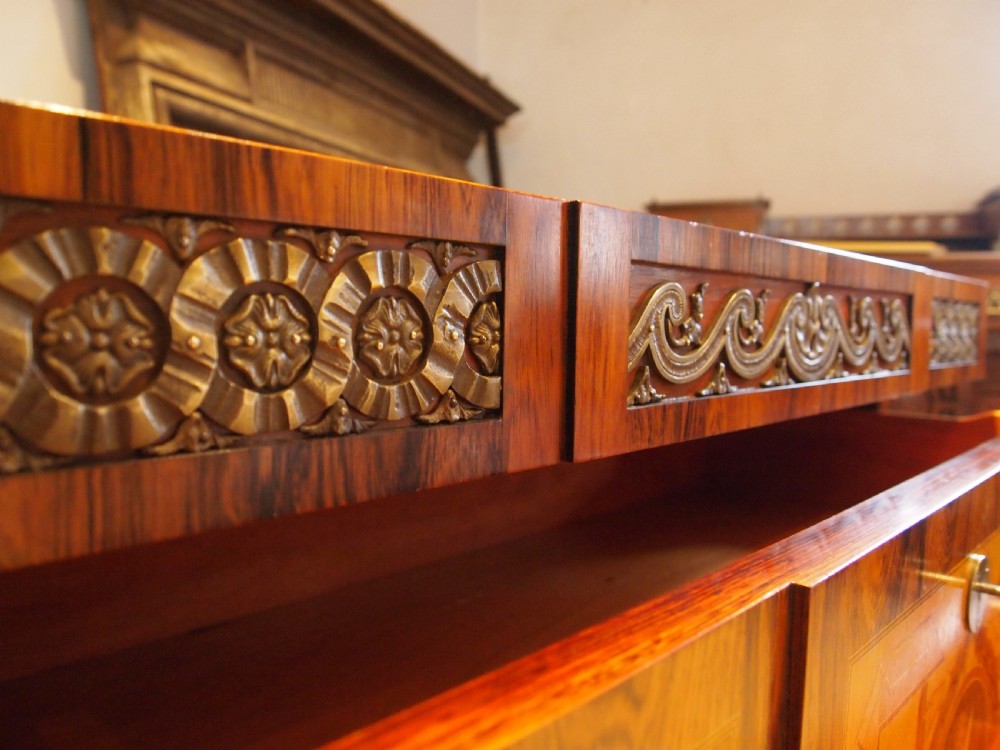 Chest of drawers rare pair of stunning Italian Commodes c1920 View XIV