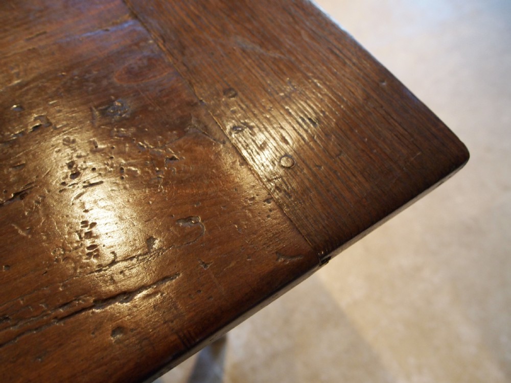 Table refectory farmhouse dining French Cherry and Oak c1840 View IX