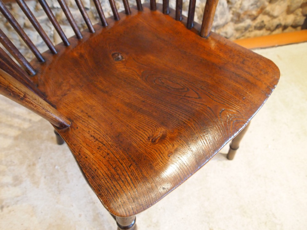 Chair outstanding Victorian Windsor Ash Elm c1840 View VI