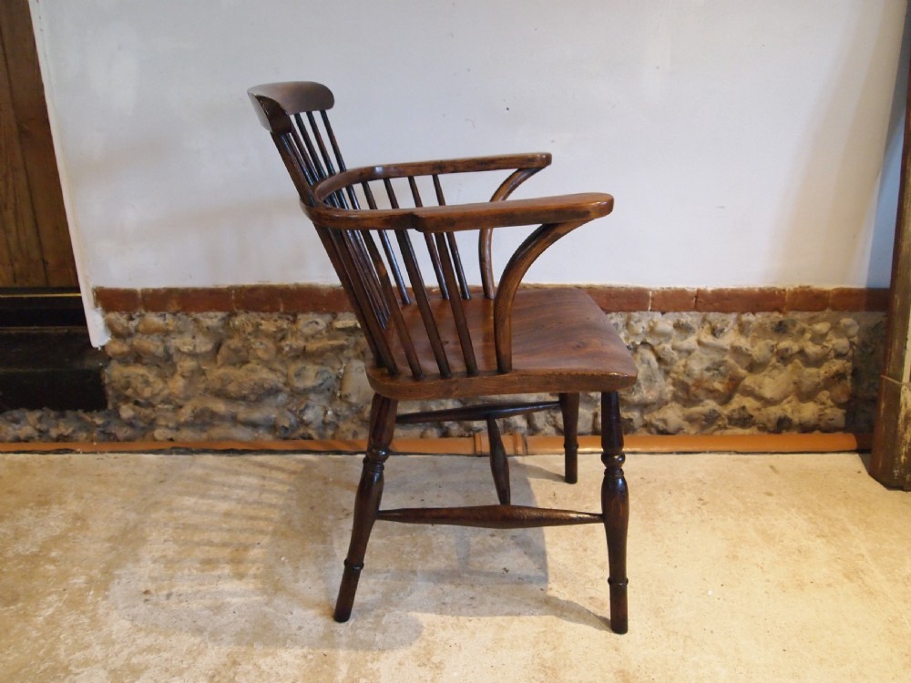 Chair outstanding Victorian Windsor Ash Elm c1840 View VII