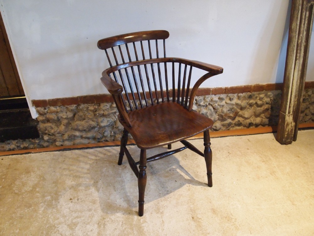 Chair outstanding Victorian Windsor Ash Elm c1840 View VIII