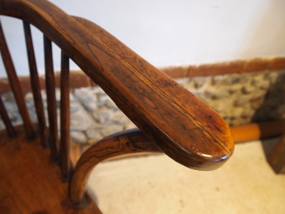 Chair outstanding Victorian Windsor Ash Elm c1840 View V