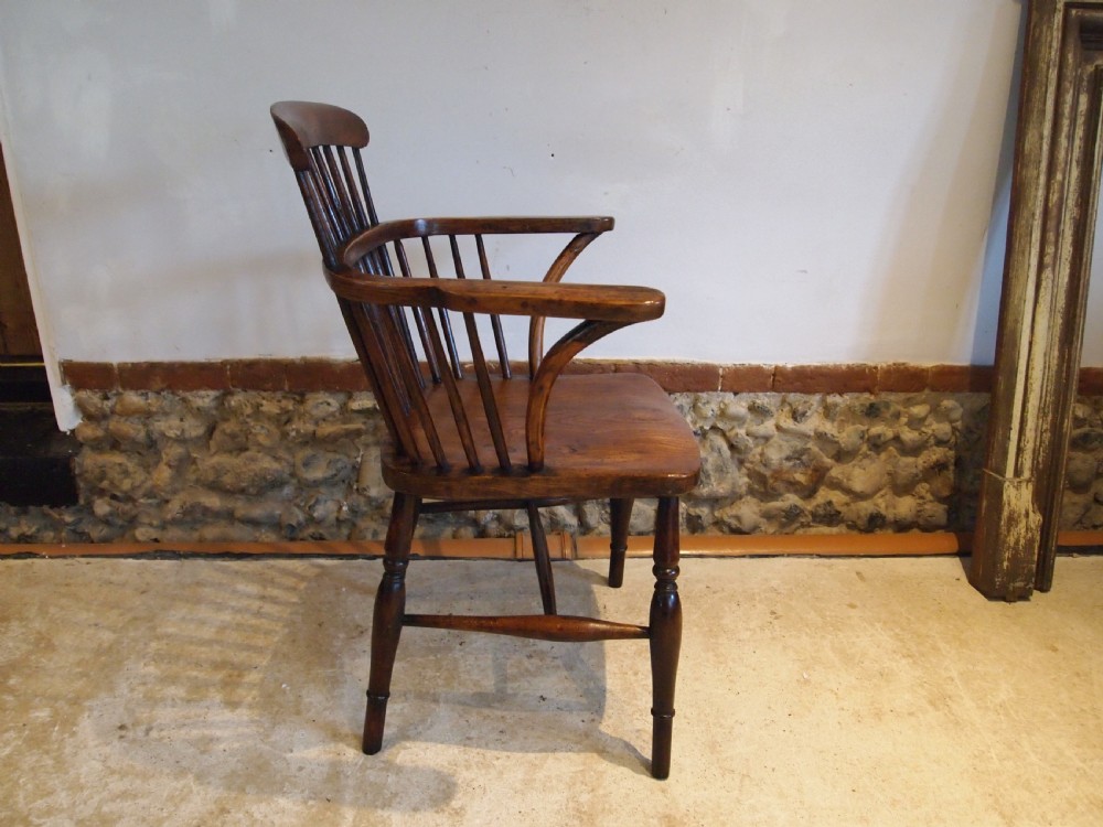 Chair outstanding Victorian Windsor Ash Elm c1840 View VI