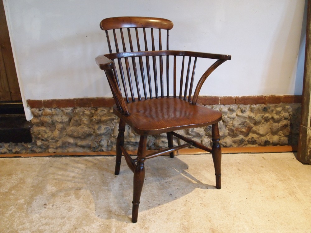 Chair outstanding Victorian Windsor Ash Elm c1840 View VIII