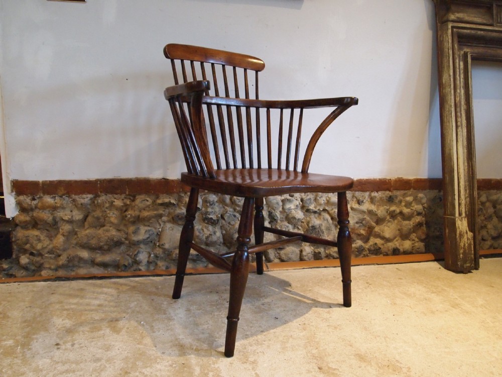 Chair outstanding Victorian Windsor Ash Elm c1840 View IX
