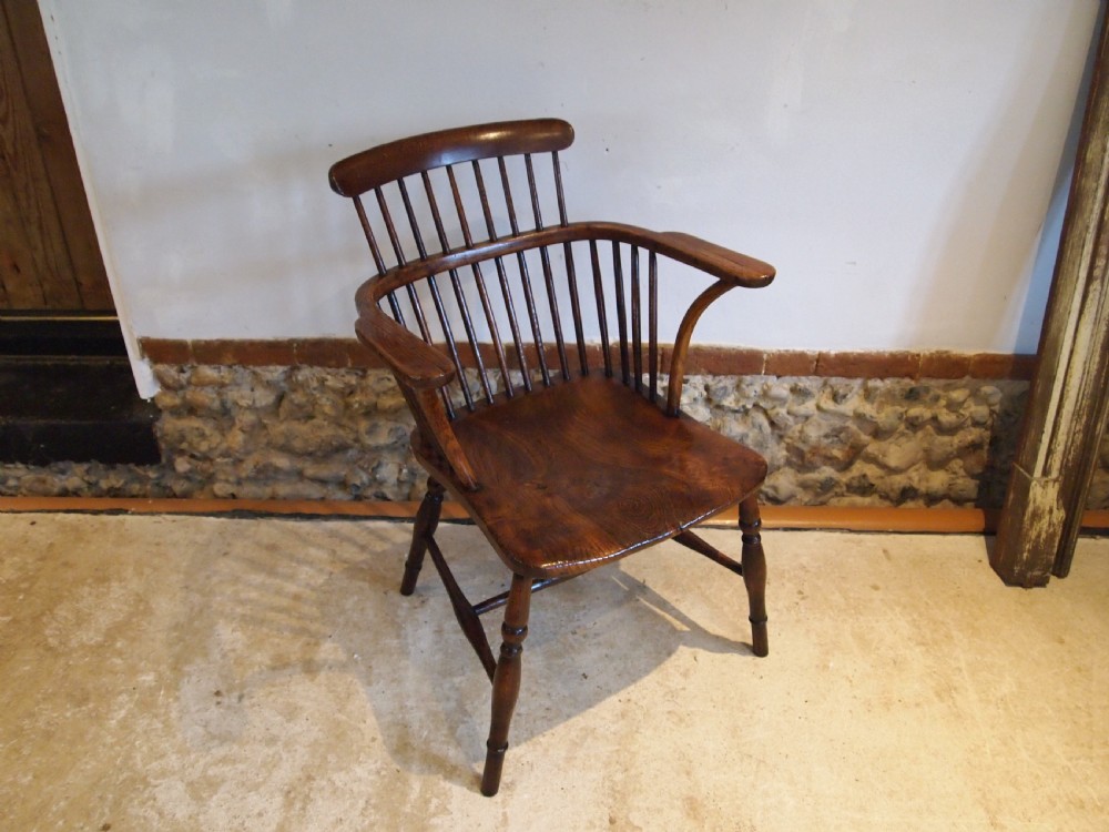 Chair outstanding Victorian Windsor Ash Elm c1840 View VIII