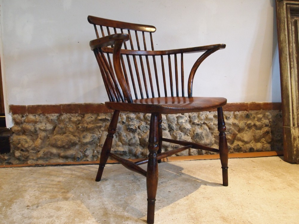 Chair outstanding Victorian Windsor Ash Elm c1840 View IV