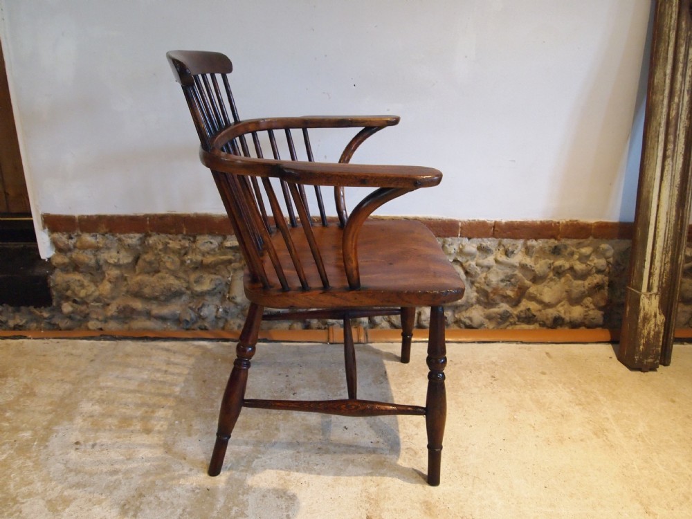 Chair outstanding Victorian Windsor Ash Elm c1840 View X