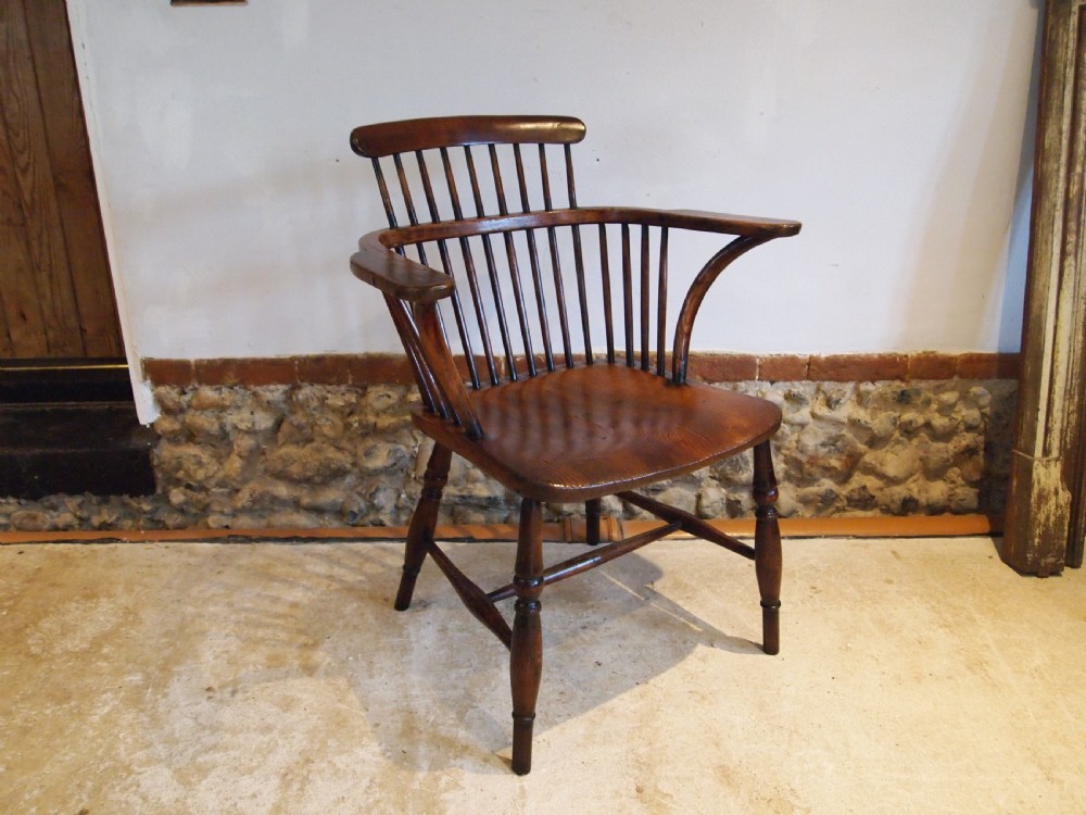 Chair outstanding Victorian Windsor Ash Elm c1840 View XII