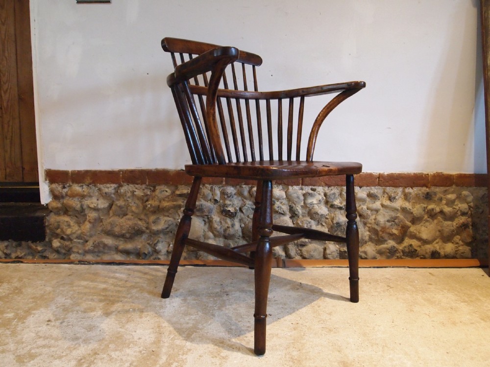 Chair outstanding Victorian Windsor Ash Elm c1840 View IV