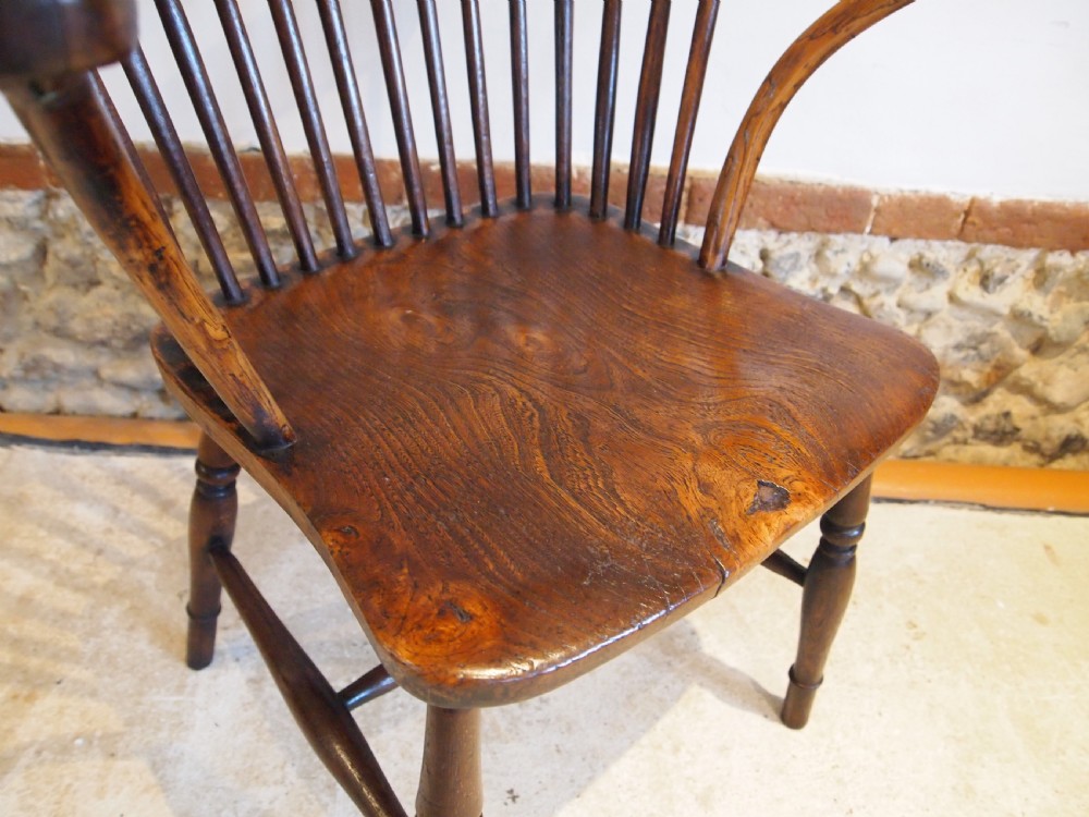 Chair outstanding Victorian Windsor Ash Elm c1840 View V