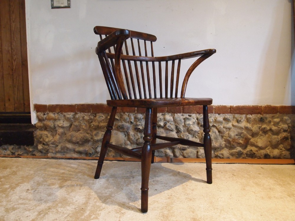 Chair outstanding Victorian Windsor Ash Elm c1840 View VII