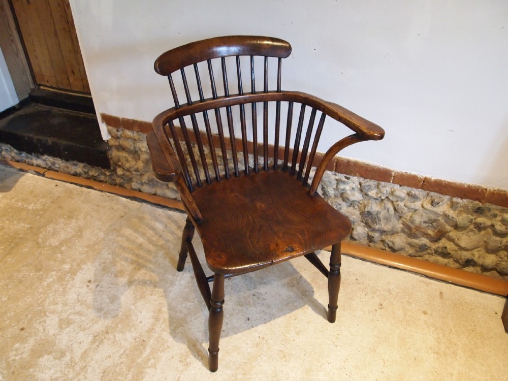 Chair outstanding Victorian Windsor Ash Elm c1840 View VIII