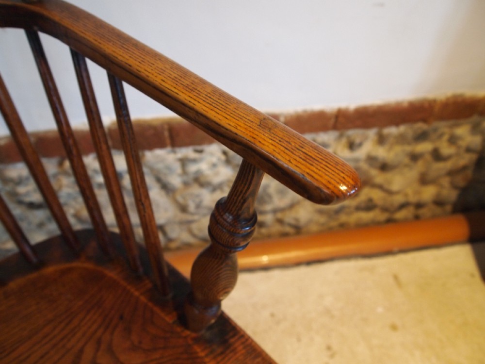 Chair Windsor simple beautiful George III Ash Elm armchair c1800 View IV