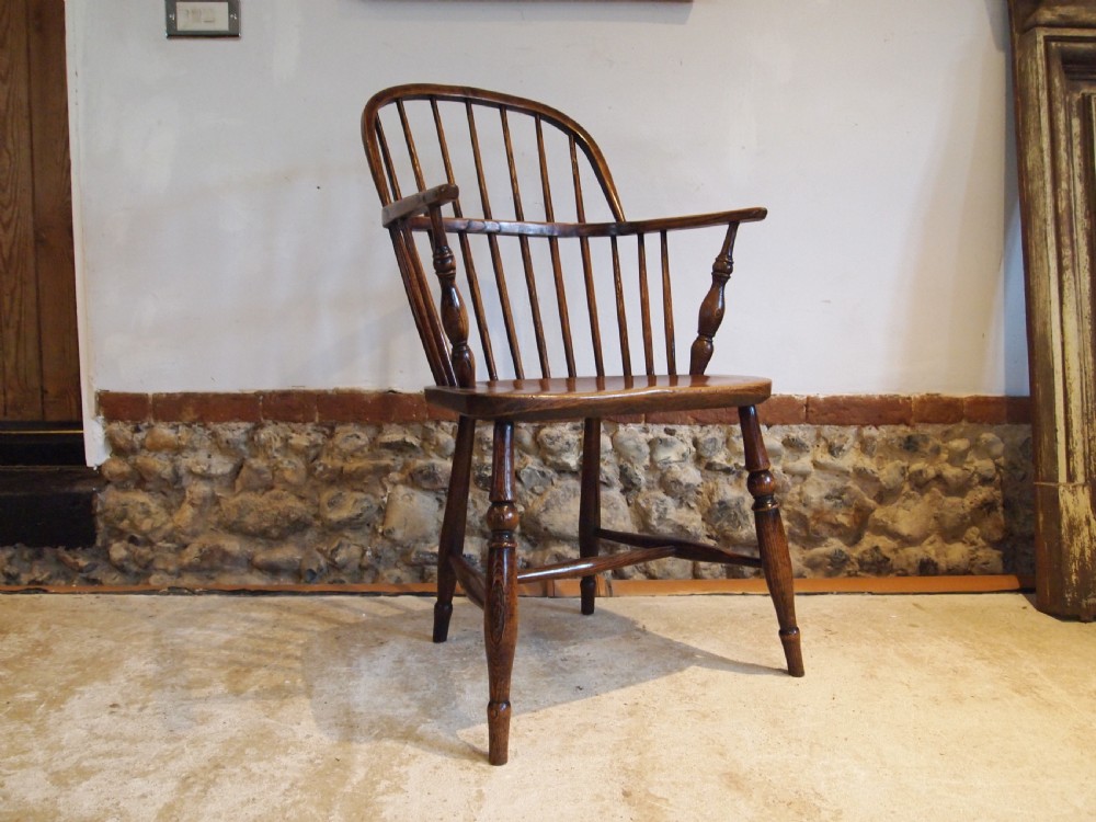Chair Windsor simple beautiful George III Ash Elm armchair c1800 View VIII