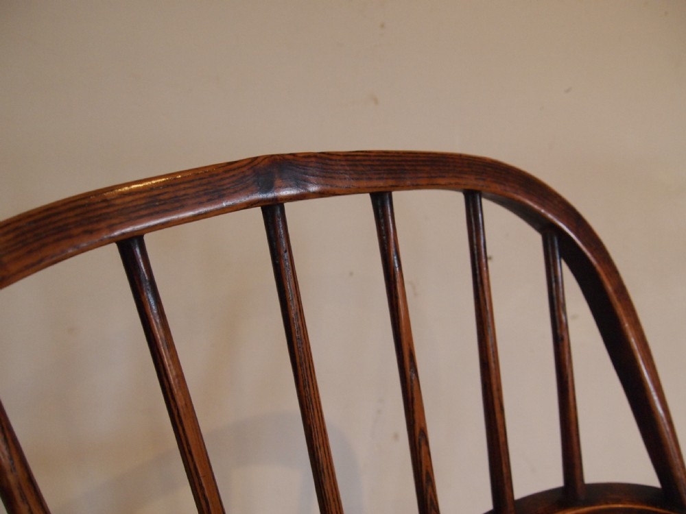 Chair Windsor simple beautiful George III Ash Elm armchair c1800 View IX