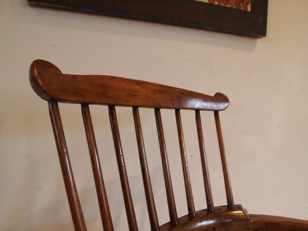 Chair stunning Welsh Windsor stick back armchair c1820 View II