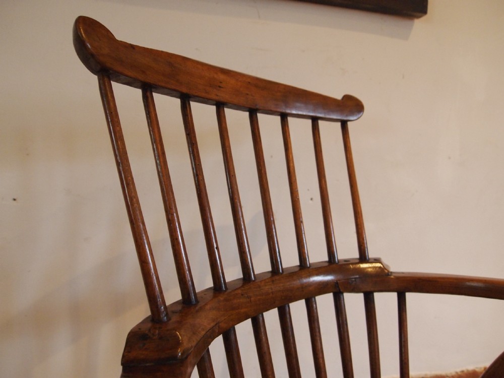 Chair stunning Welsh Windsor stick back armchair c1820 View IV