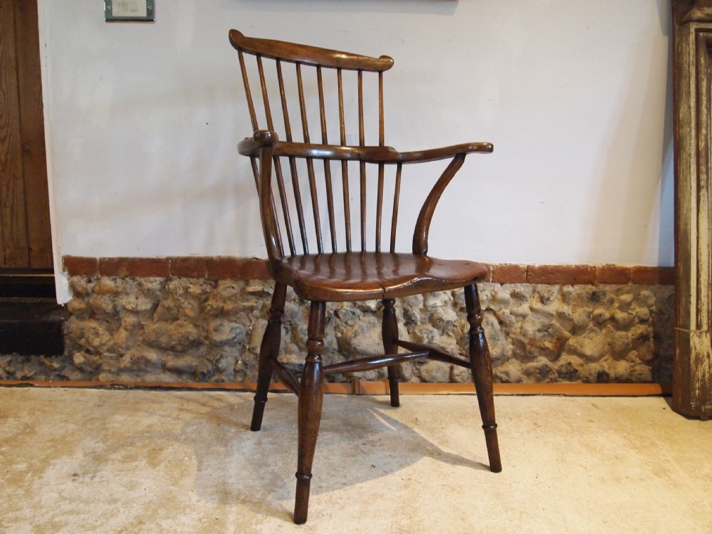 Chair stunning Welsh Windsor stick back armchair c1820 View VII