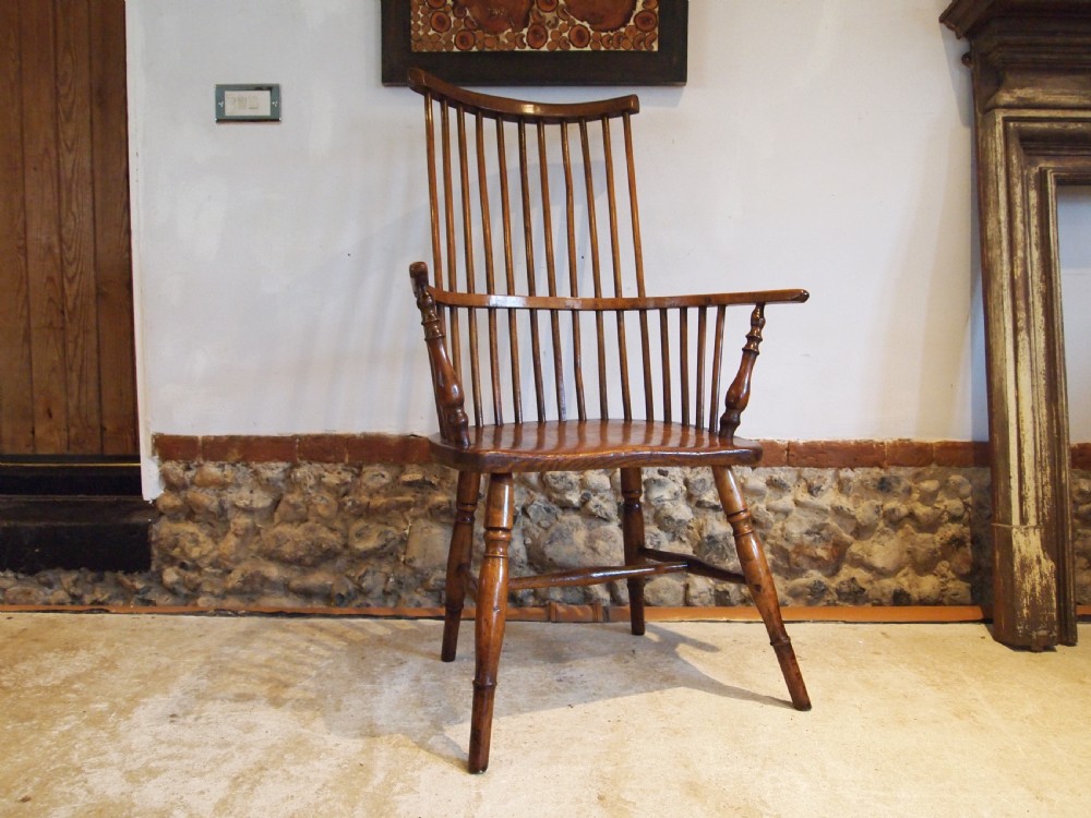 Chair wonderful George III Windsor West Country armchair c1800