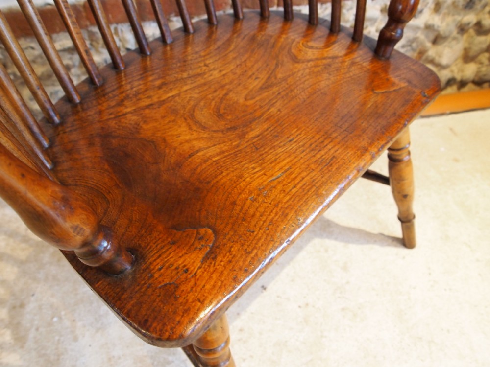 Chair wonderful George III Windsor West Country armchair c1800 View II