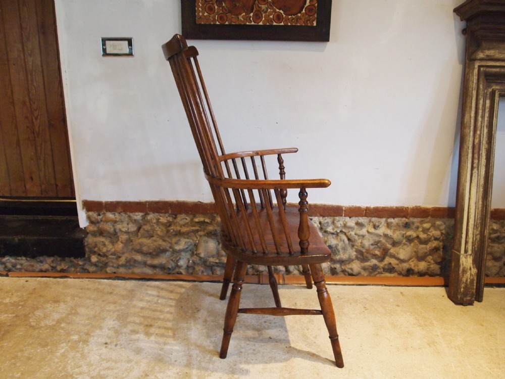 Chair wonderful George III Windsor West Country armchair c1800 View VI