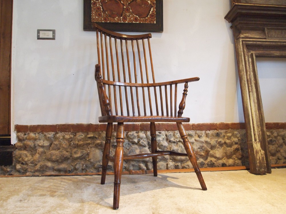 Chair wonderful George III Windsor West Country armchair c1800 View VII