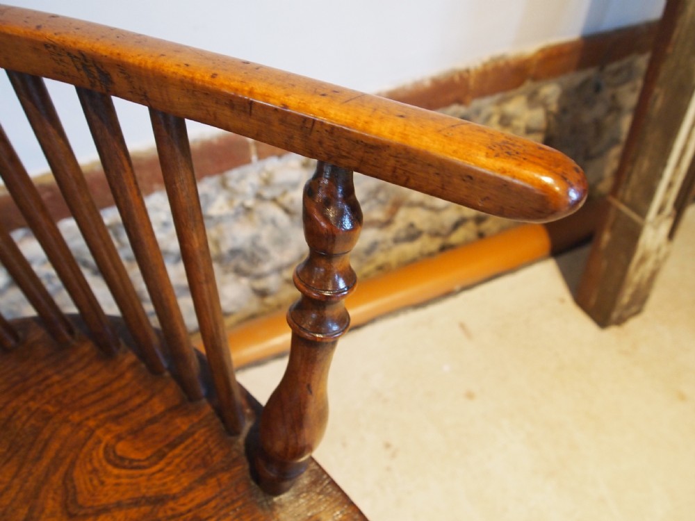Chair wonderful George III Windsor West Country armchair c1800 View XI