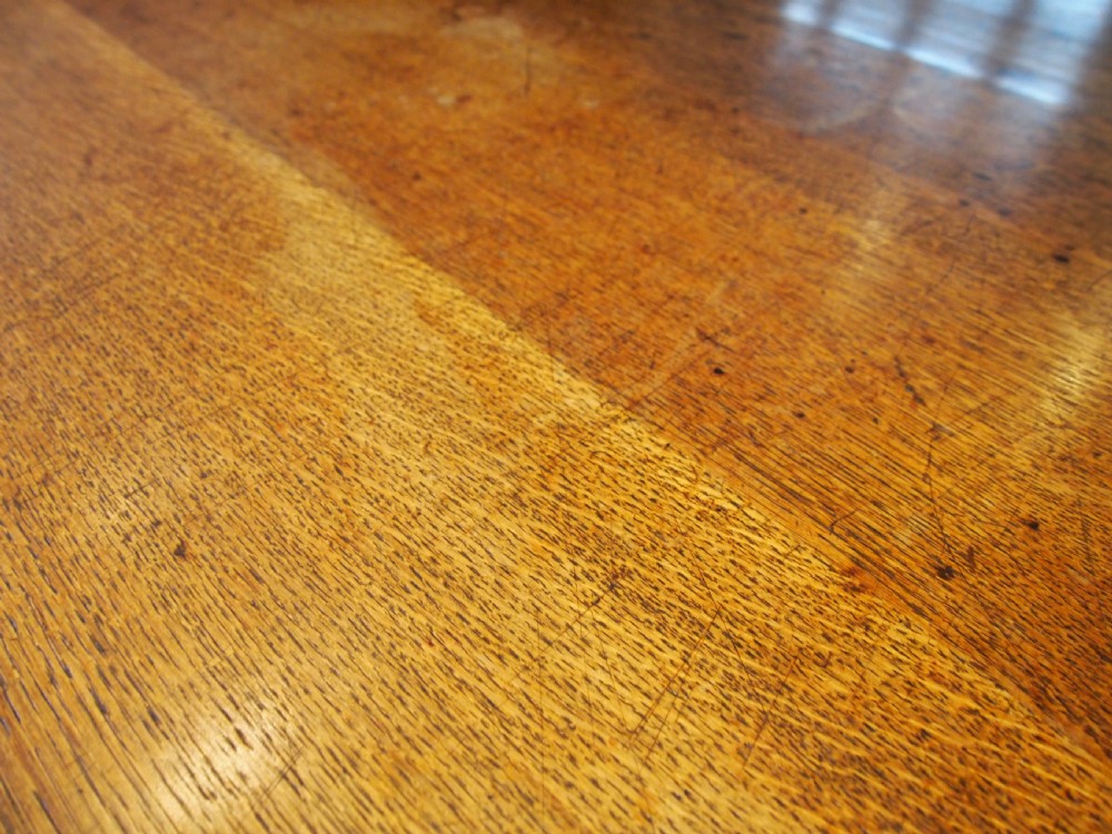 Table refectory dining English Oak great provenance Edwardian c1900 View VIII